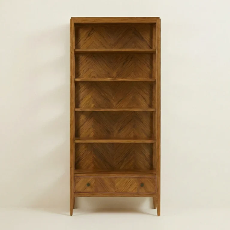 Sutherland Teak Bookcase, front view