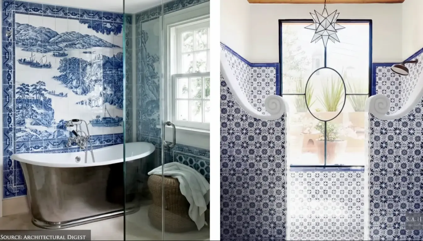 Classical fresco wall treatment