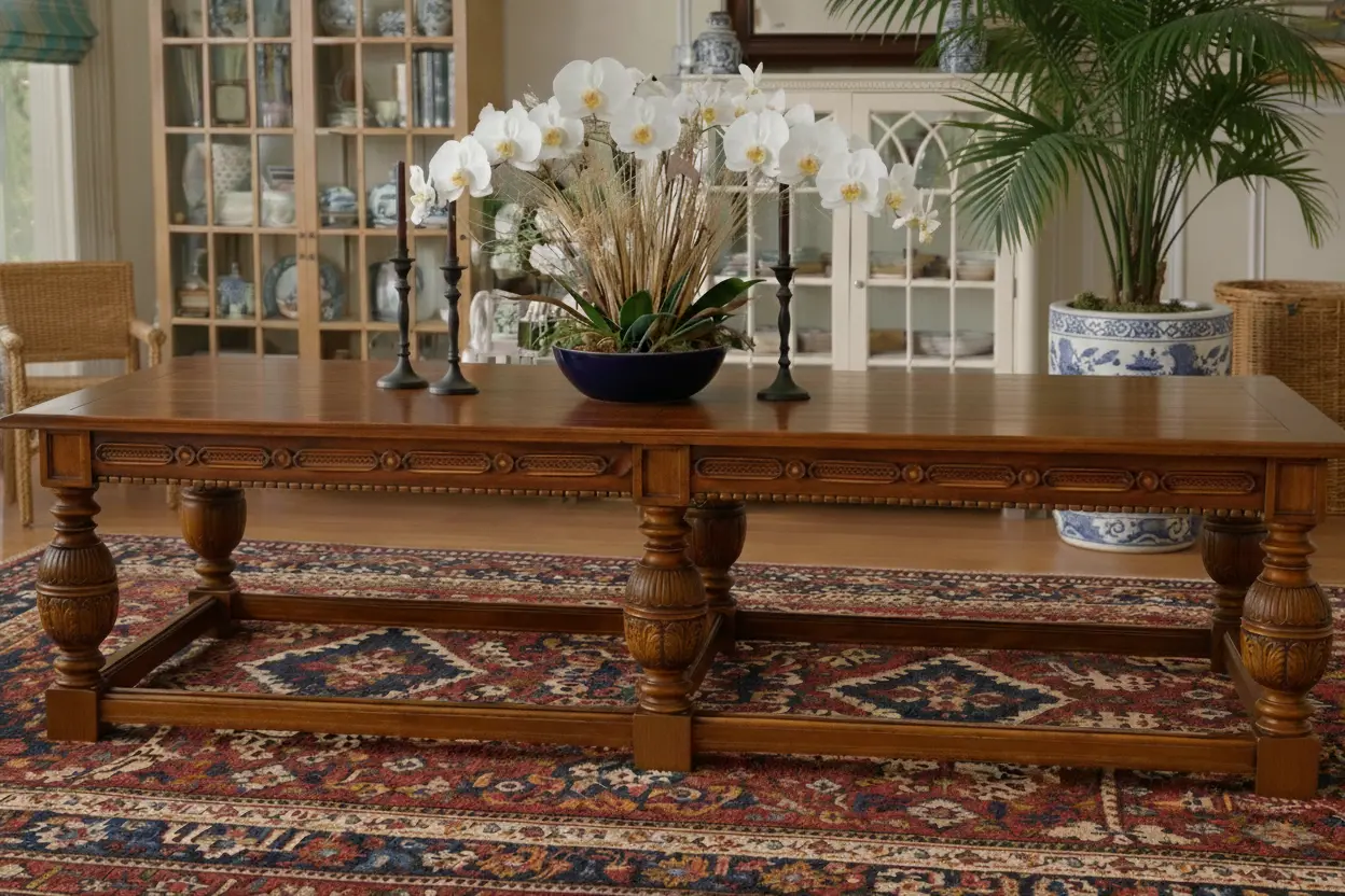 Interior view of the Reeva Sethi Home Trade Gallery in Saratoga, California