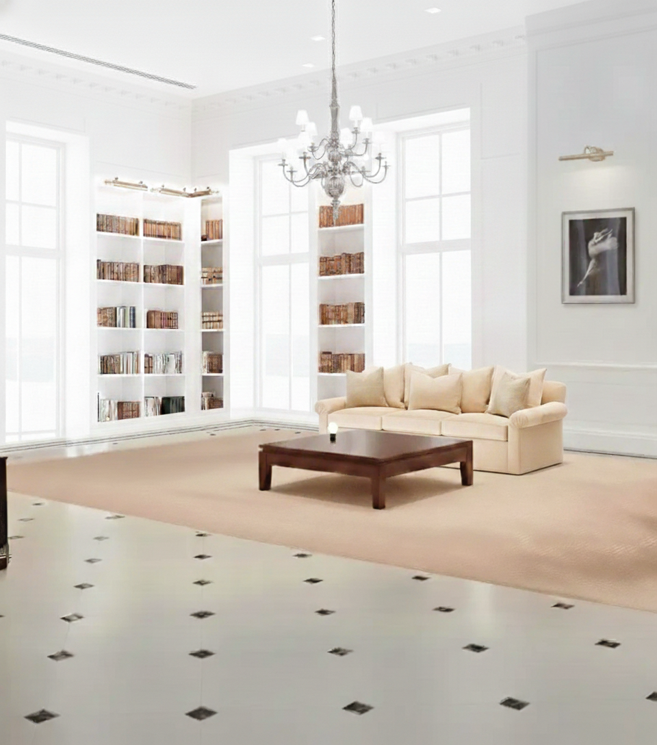 Salon sofa placed with intention — the final piece in a room already made — Reeva Sethi Home