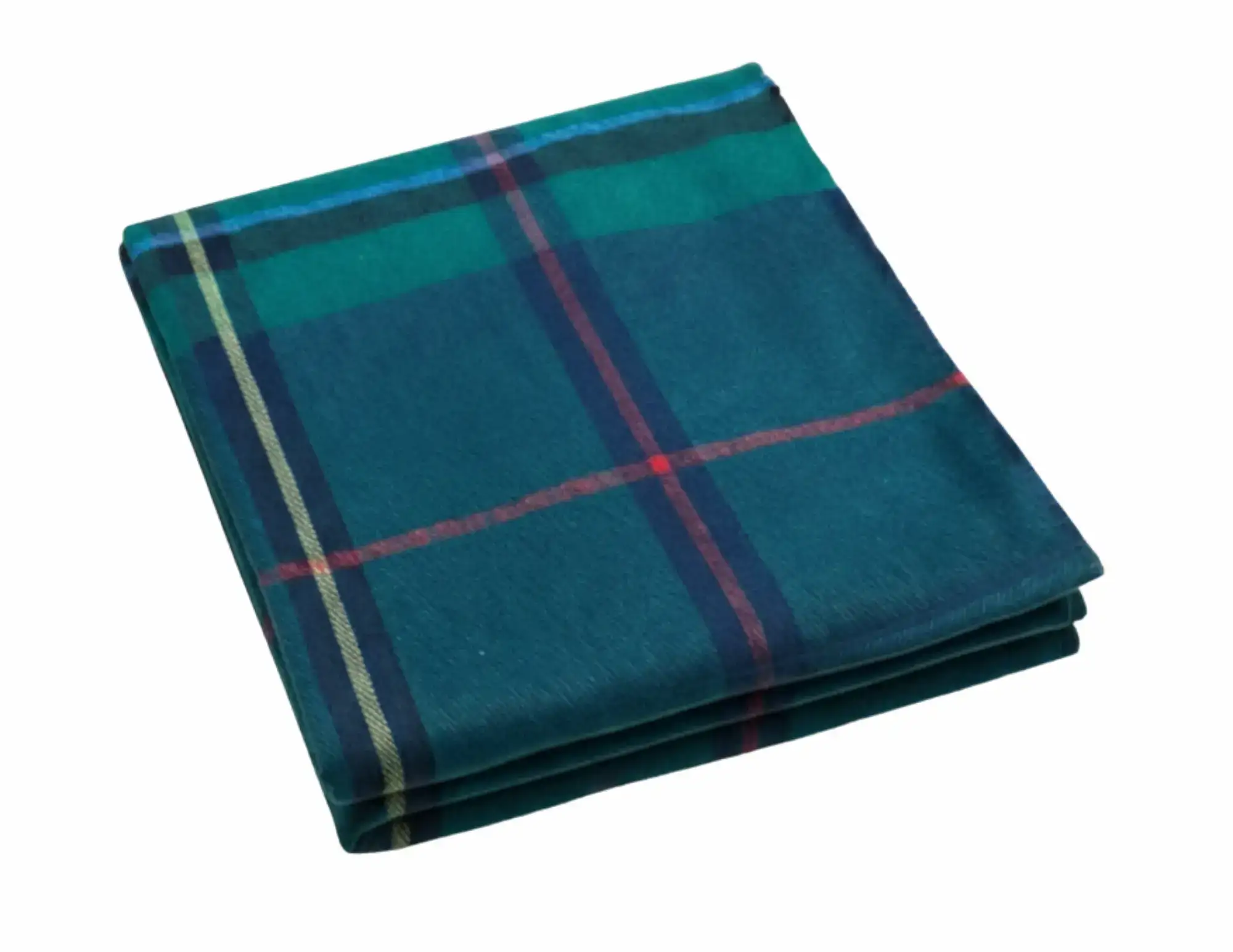 Plaid throw blanket