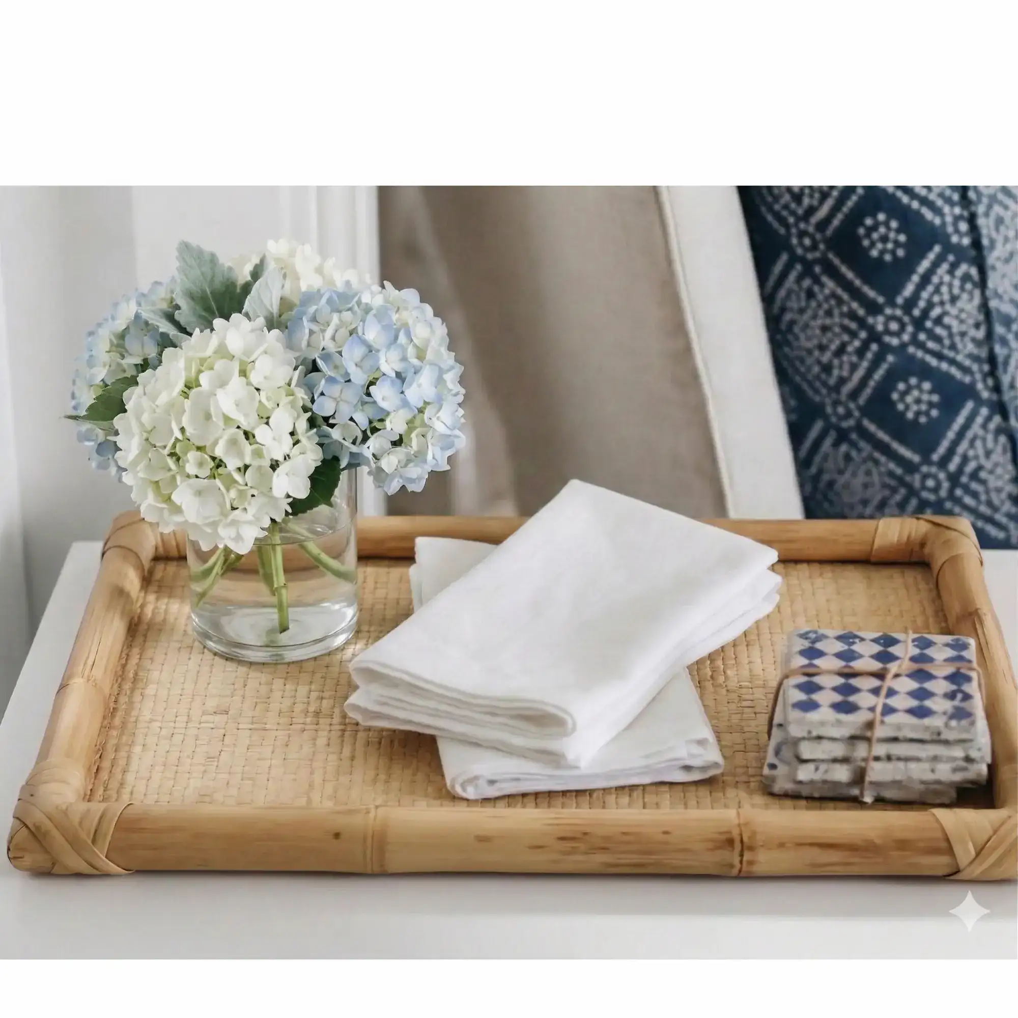 Rattan tray