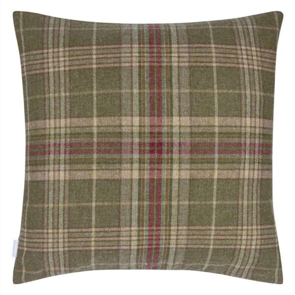 PLAID WOODLAND WOOL CUSHION