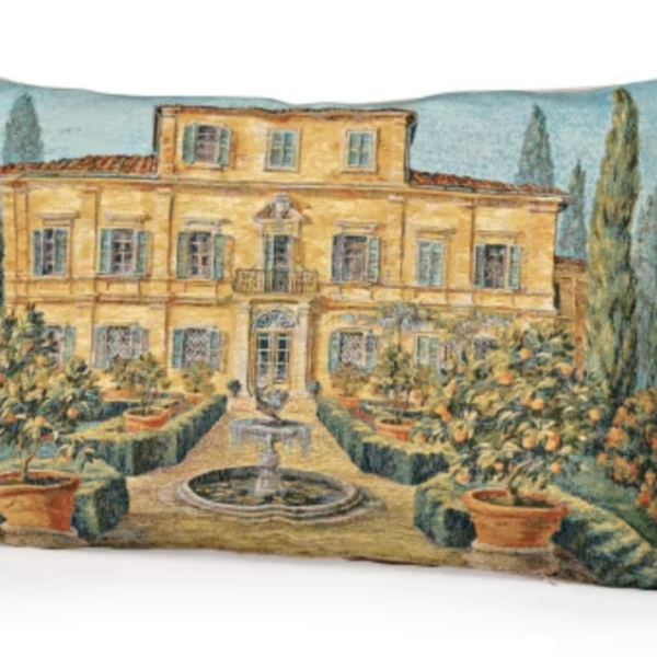 TUSCAN VILLA TAPESTRY PILLOW