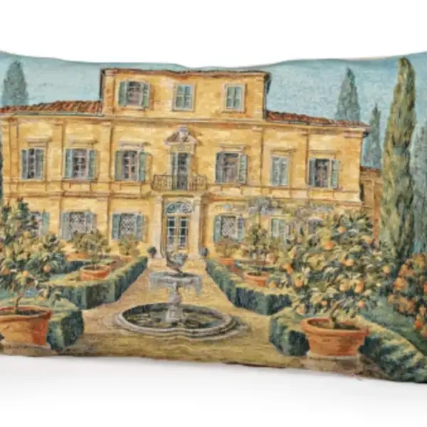 TUSCAN VILLA TAPESTRY PILLOW