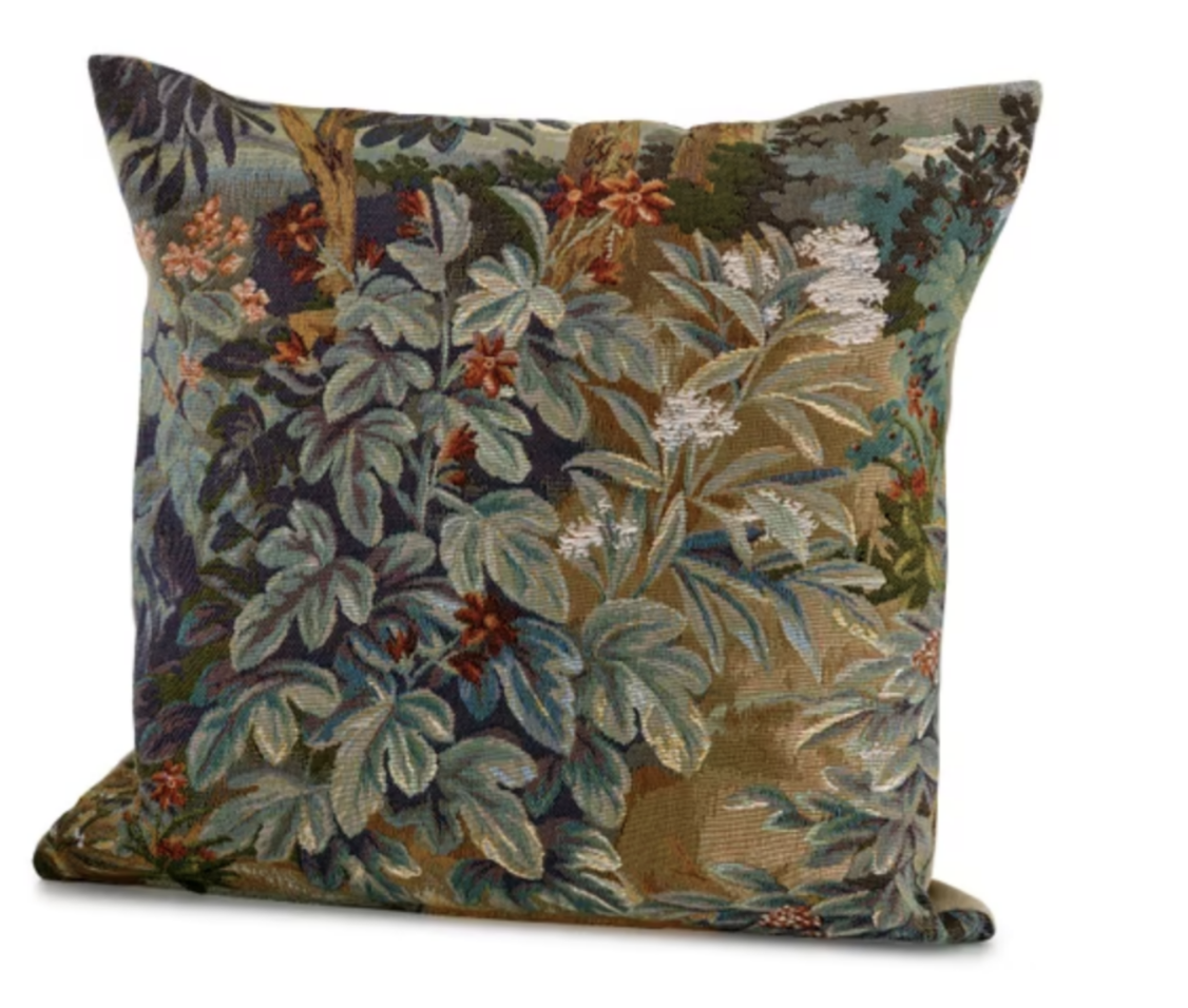 VERDURE GARDEN TAPESTRY PILLOW 1 VERDURE GARDEN TAPESTRY PILLOW
