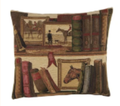 EQUESTRIAN LIBRARY CUSHION 1 EQUESTRIAN LIBRARY CUSHION