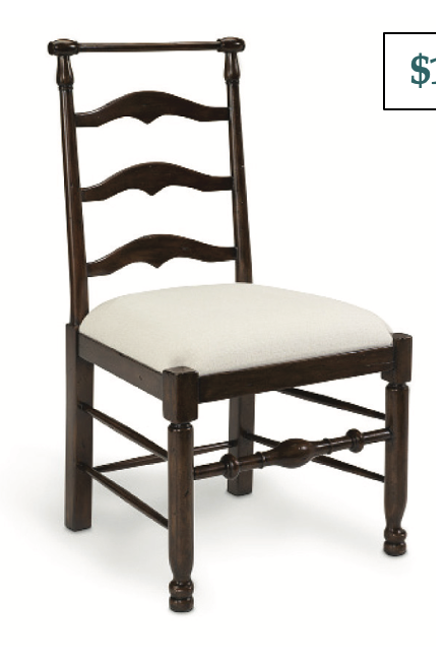 LADDERBACK DINING CHAIR 1 LADDERBACK DINING CHAIR
