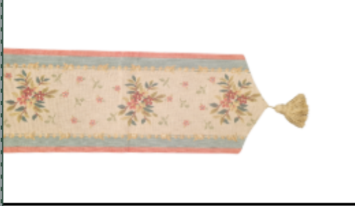 Floral Table Runner - 88"X12" 1 Floral Table Runner - 88"X12"