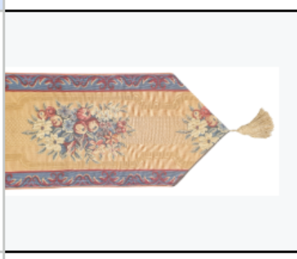 TR1002 Festival Flowers Table Runner -64"x12"