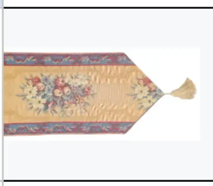 TR1002 Festival Flowers Table Runner - 82"x12"