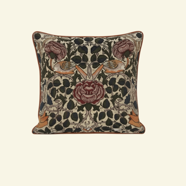 Birds & Rose Tapestry Cushion