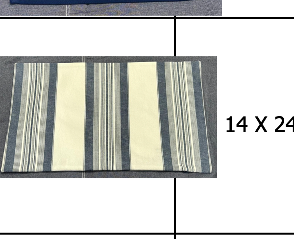Striped lumbar cushion