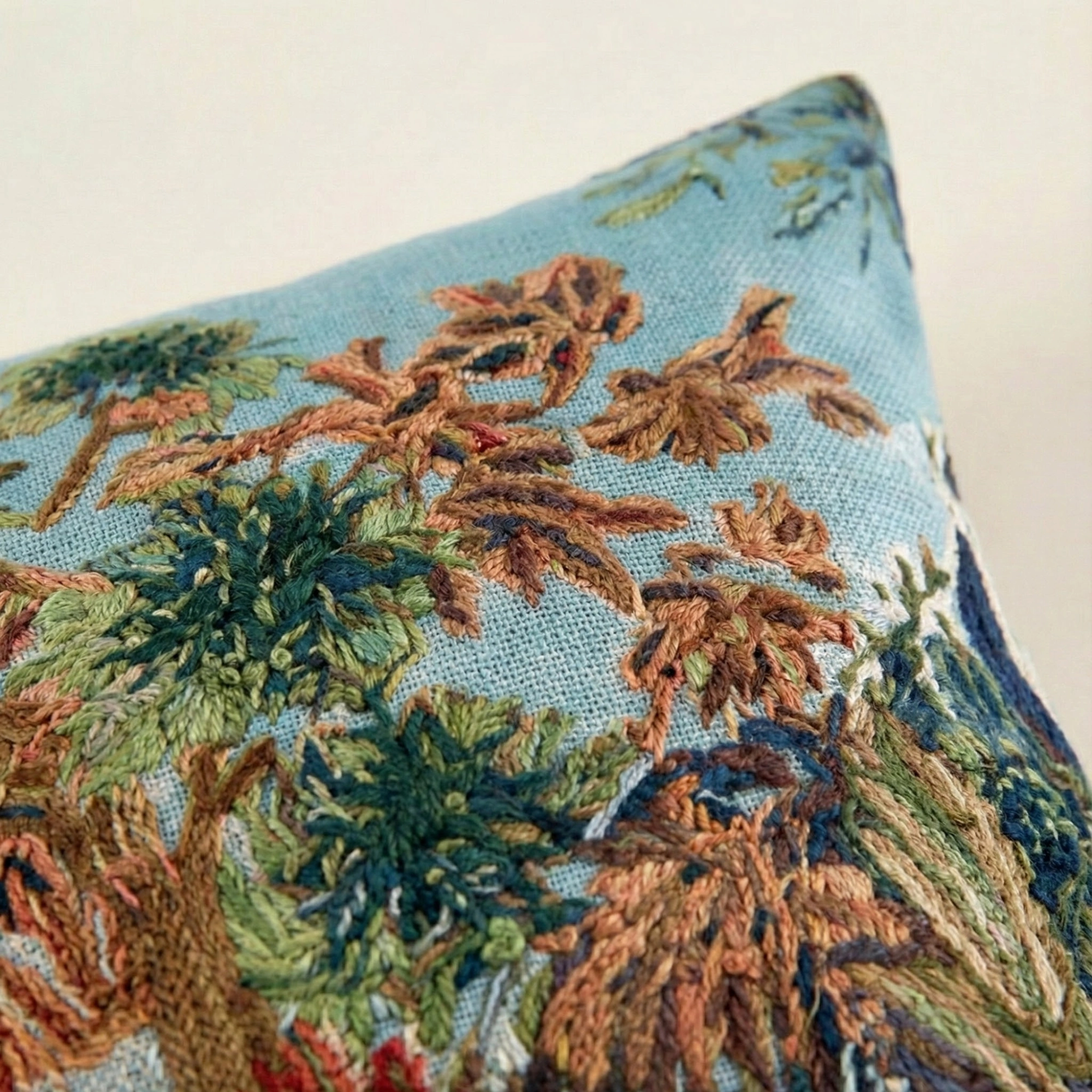 The Waterside Reverie Pillow Cover Pair 4 The Waterside Reverie Pillow Cover Pair, close-up detail