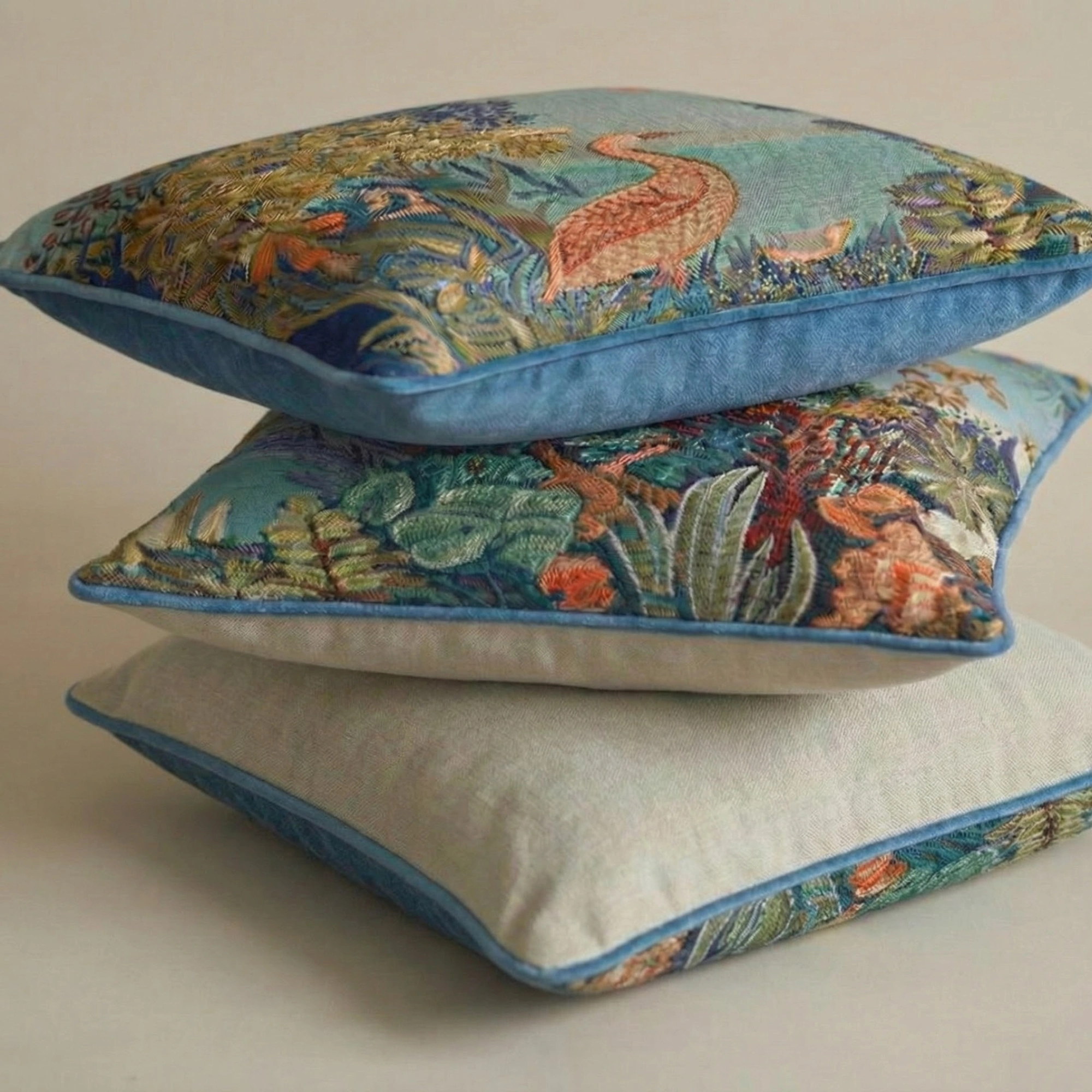 The Waterside Reverie Pillow Cover Pair 1 The Waterside Reverie Pillow Cover Pair, side view
